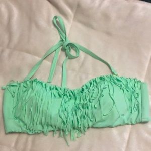 Bright green Victoria’s Secret bikini top